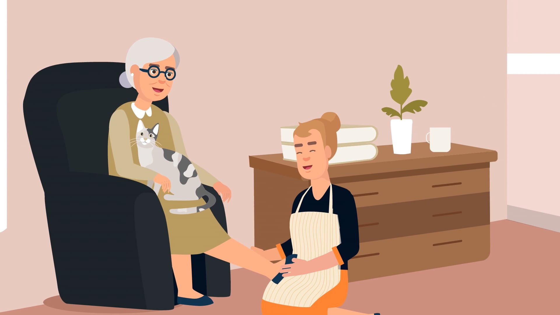 Animated Video for Elderly Care Service