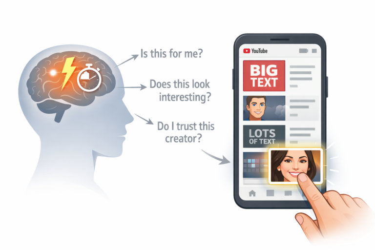 The Psychology of Thumbnails: How to Stop the Scroll and Get the Click