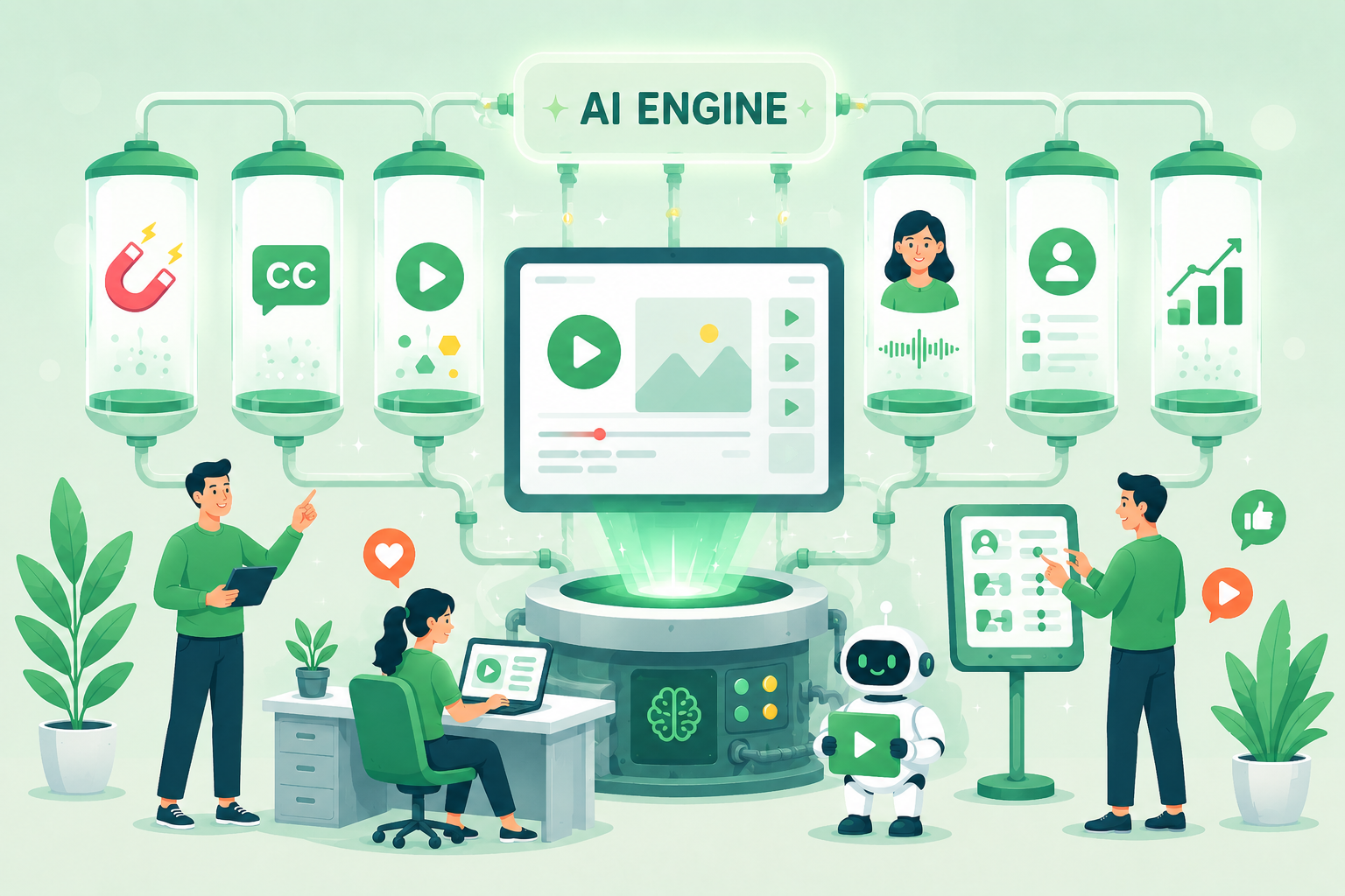 AI product demo video